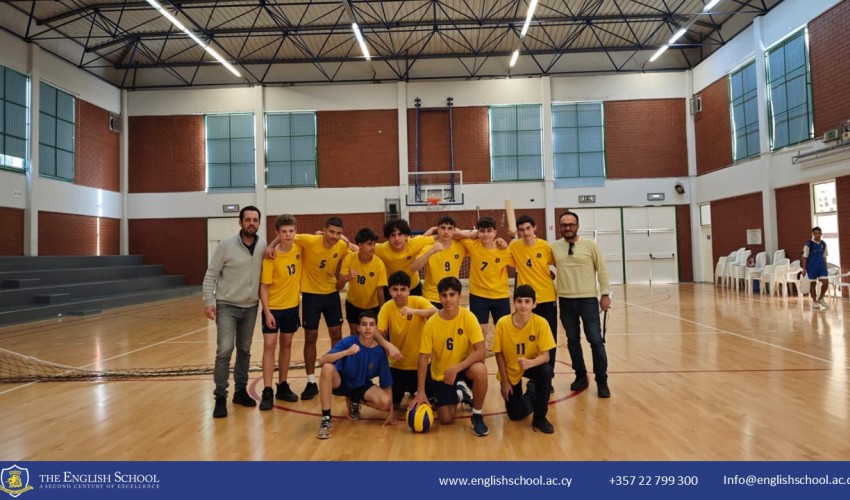 Our Juniors Boys Volleyball Team Secures 2nd Place in Nicosia Schools Volleyball Final Four